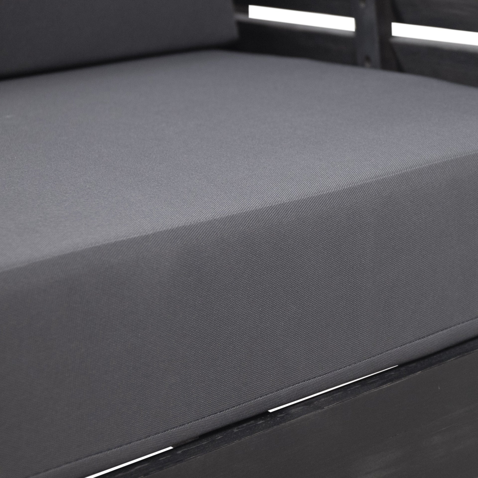 ( Set of 2) Outdoor Acacia Wood Club Chairs with Cushions, Dark Gray, 27.75