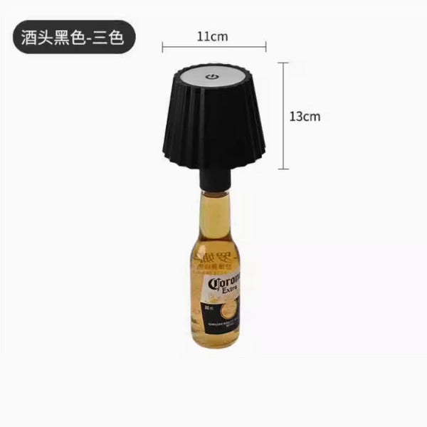 LED Creative Wine Bottle Light for Bar: Movable, Rechargeable, RGB Dimmable Decorative Bottle Lamp