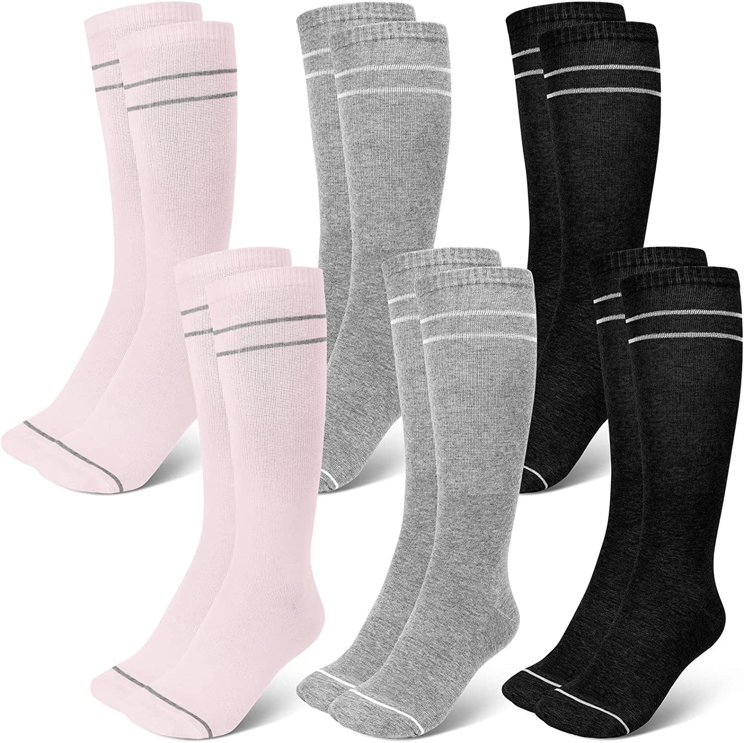 Pregnant women's elastic compression socks mid length calf socks pressure socks women's jump rope elastic cycling socks