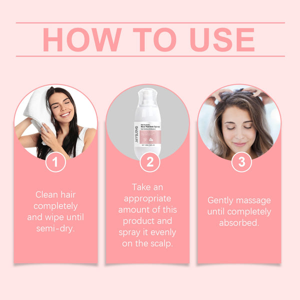 Rice Hair Care Spray Hydrates And Nourishes Hair Soft And Shiny Daily Care Spray