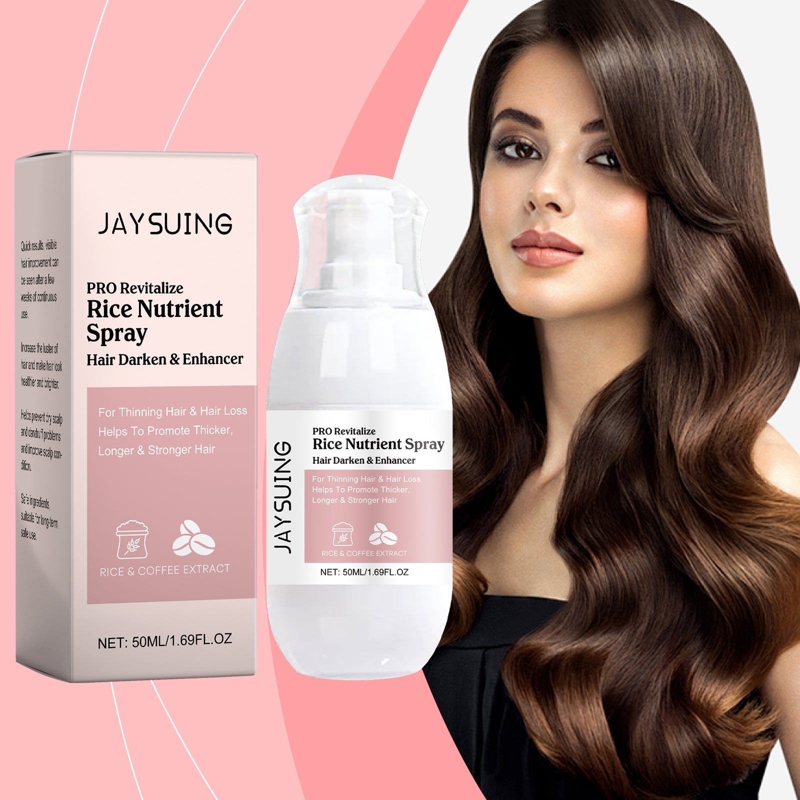 Rice Hair Care Spray Hydrates And Nourishes Hair Soft And Shiny Daily Care Spray