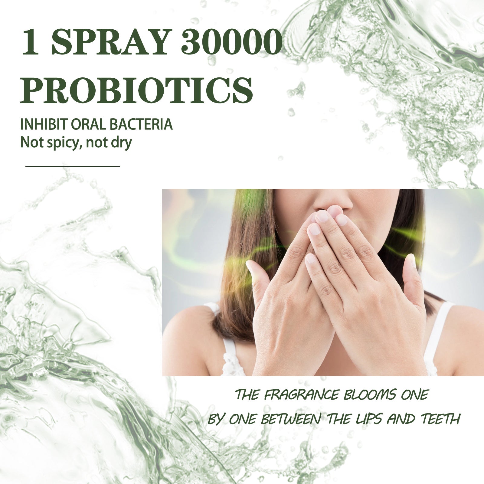 Probiotic Breath Freshener, Removes Bad Breath And Leaves Fragrance Probiotic Freshness Instant Mouth Spray