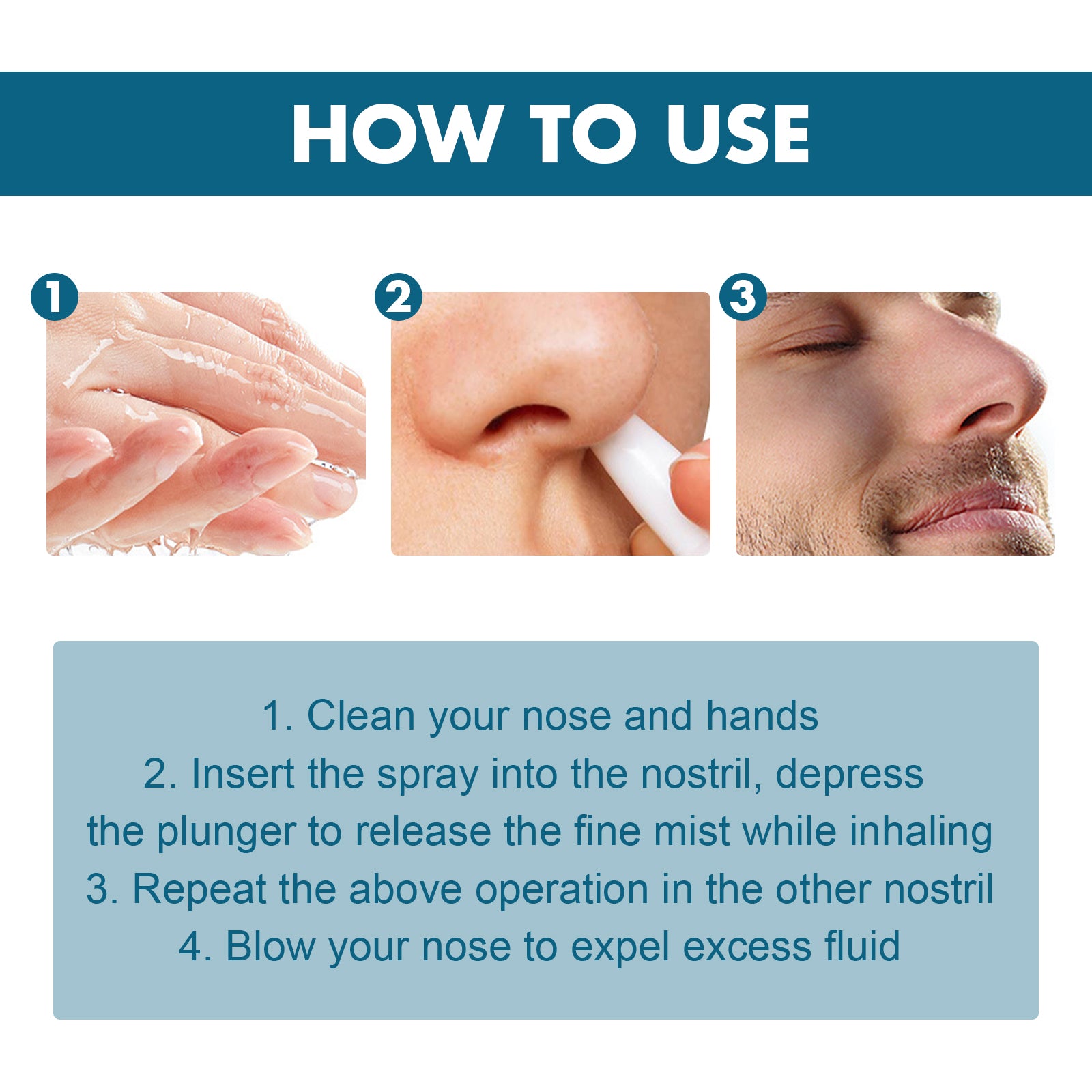 Nasal Spray Relieves Nasal Congestion, Itchy Nose, Nasal Irritation And Nasal Cleansing Care Nasal Spray