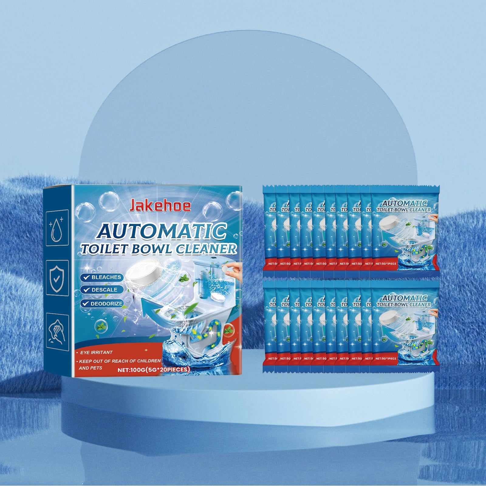 Automatic Toilet Bowl Cleaner, Toilet Cleaning Odor Urine Stains Dirt Cleaning Toilet Spirit Cleaner