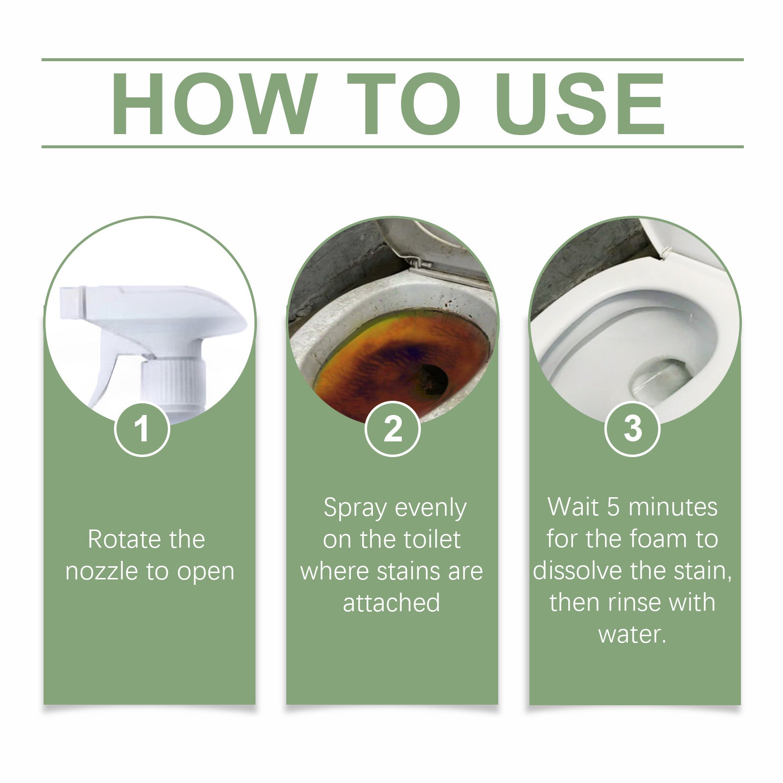 Toilet Decontamination Cleaner Household Toilet Quick Decontamination Decontamination Deodorization Cleaning Cleaner