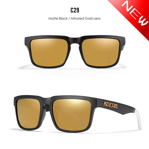 Classic polarized sunglasses for men and women ultra light driving glasses colorful real film sunglasses