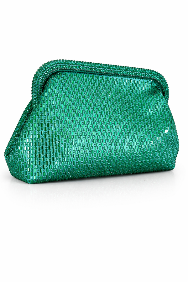 Green Sheen Clutch