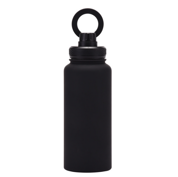 Magnetic Phone Holder Outdoor Large Capacity 1L Wide-Mouth Insulated Stainless Steel Sports Water Bottle
