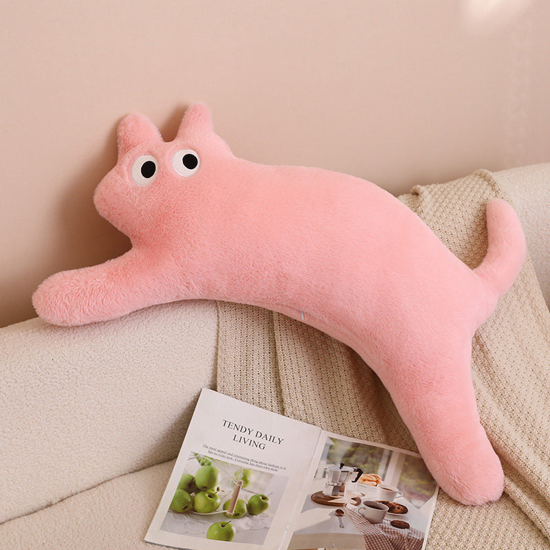 Dopamine Long Bar Cat Pillow Cat Plush Toy Living Room Cushion