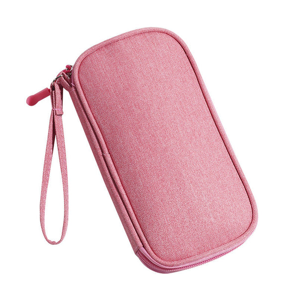 Multi - Functional Digital Accessories Organizer with Multiple - Layer Data Cable Pouch, Dust - proof Headphone Bag and Power Bank Pocket