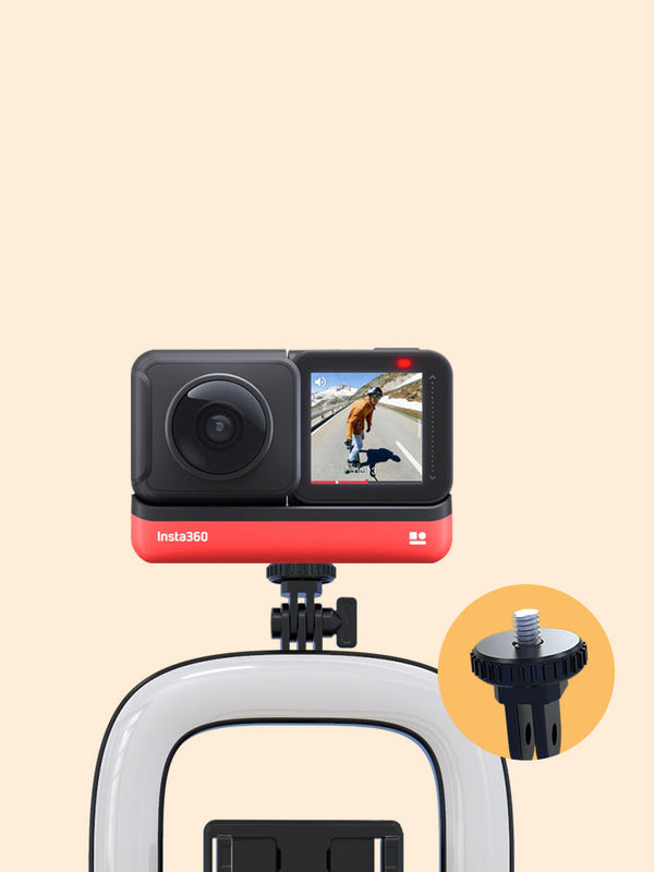 New P40D Square Fill Light Selfie Stick Portable 6 Inches Fill Light Anchor Beauty Light Live Support