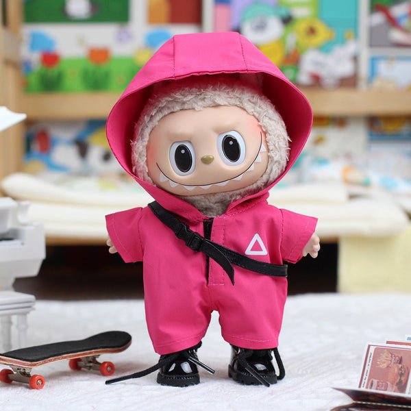 17cm Labrador Macaron Pendant Doll Hoodie Outdoor Sports Hoodie Stormtrooper