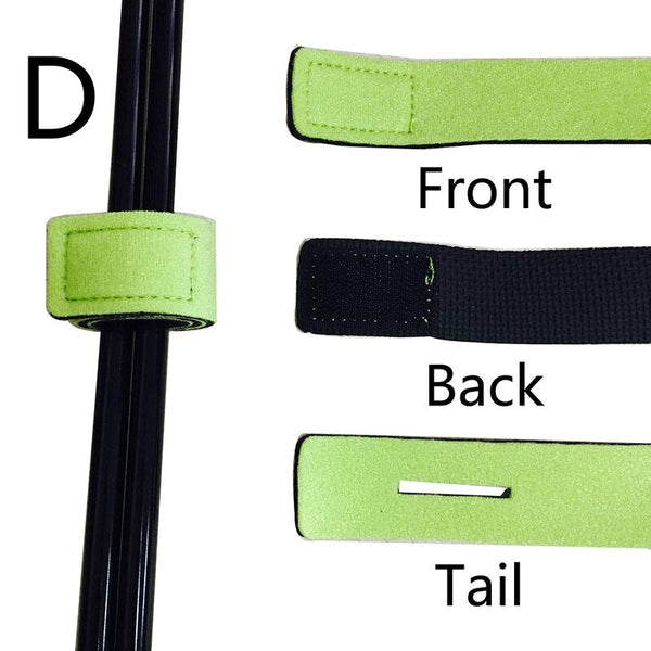 1 Pcs New Fishing Tools Rod Tie Strap Belt Tackle Elastic Wrap Band Pole Holder Accessories Diving Materials Non-slip Firm - Gifts for You 'n Me