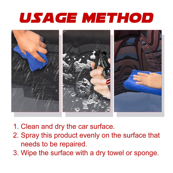 Nano Fix Protection Spray, Car Coating Agent Car Paint Maintenance Coating Crystal Wax Sealing Glaze Coating Spray