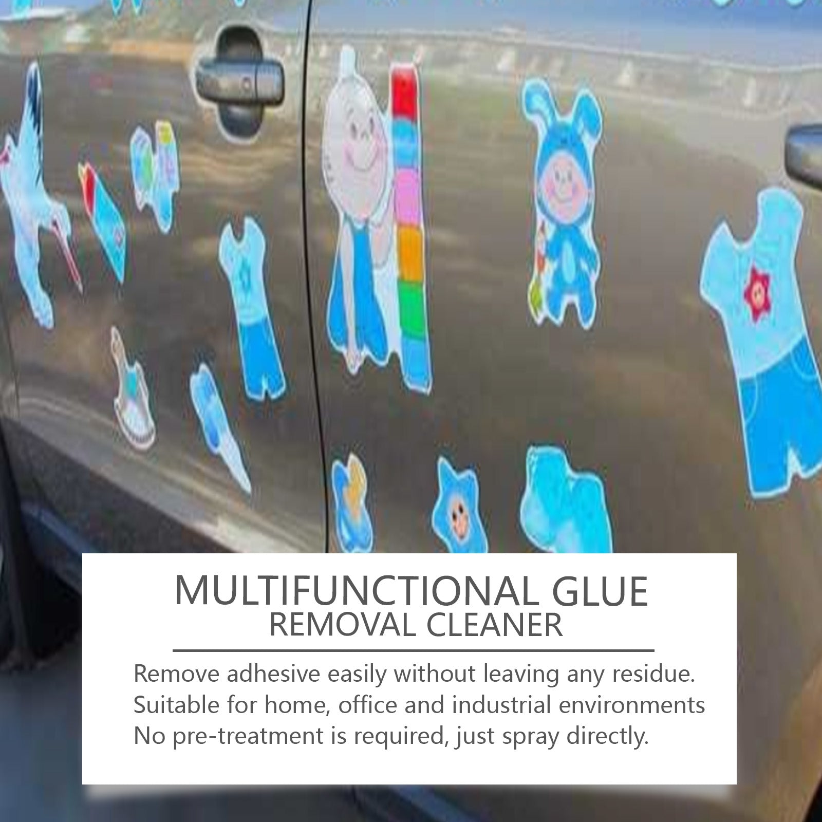 Multi-Function Glue Remover, Glue Remover Spray For Household Car Cleaning And Maintenance