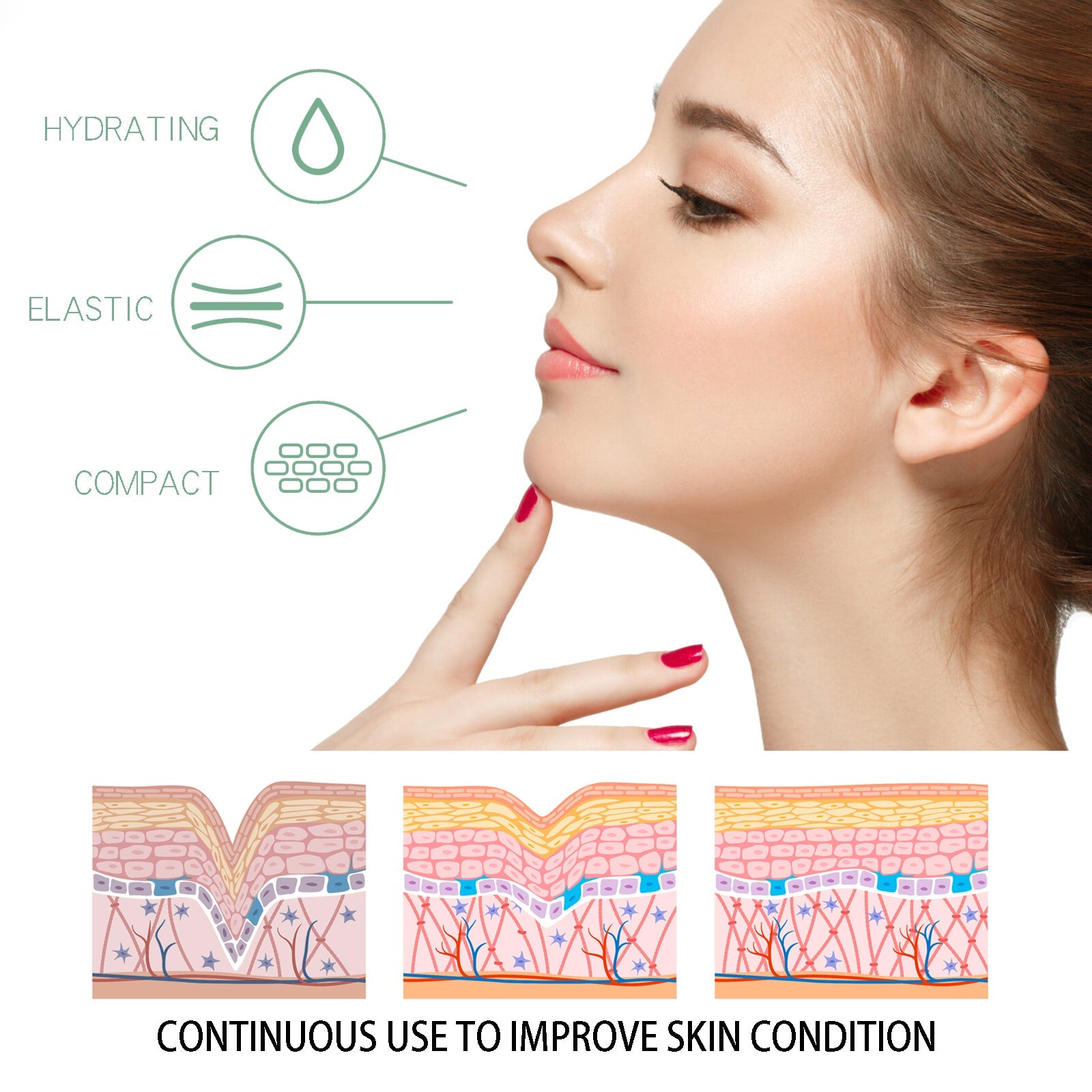 Face Serum, Anti-wrinkle Moisturizing Firming And Anti-aging Essence