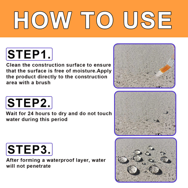 Waterproof Glue, Kitchen Door And Window Tile Water Pipe External Wall Waterproof, Leakproof And Free Smashing Brick Glue Coating