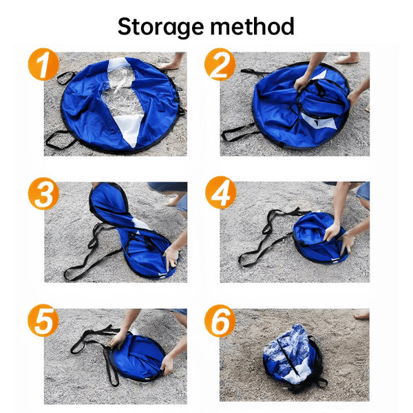 42-inch SUP/water sports accessories: sail, paddles, surf gear.