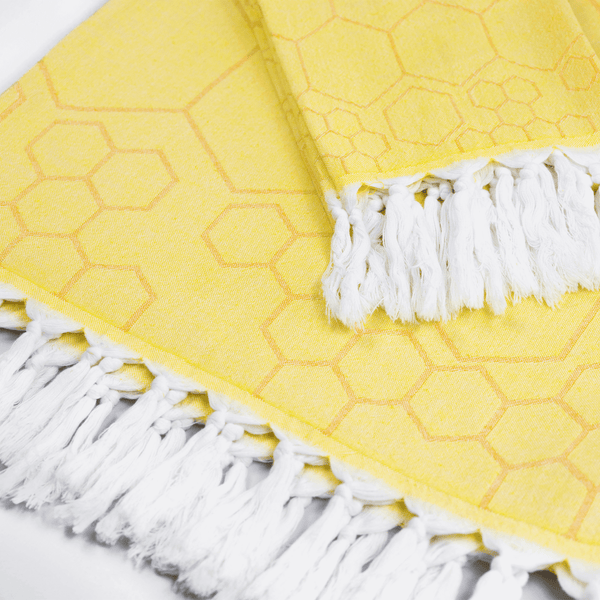 Turkish Towel | Body Towel | Yellow + Orange