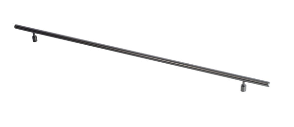 Lew’s Round Bar Series Black Stainless Steel Cabinet Knobs and Pulls