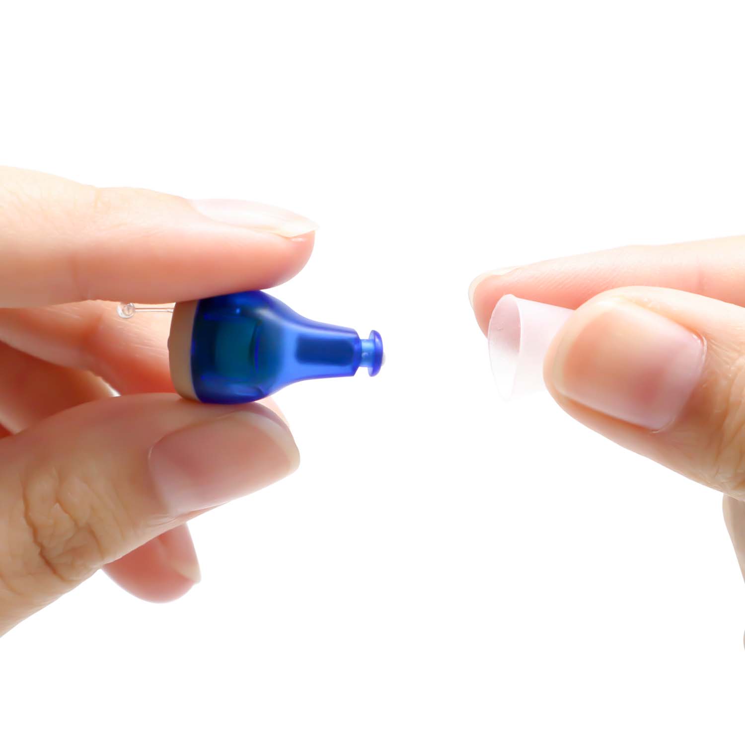 CHOSGO K419R Rechargeable Digital Mini CIC Hearing Aids | Invisible OTC FDA-Registered (Pair)