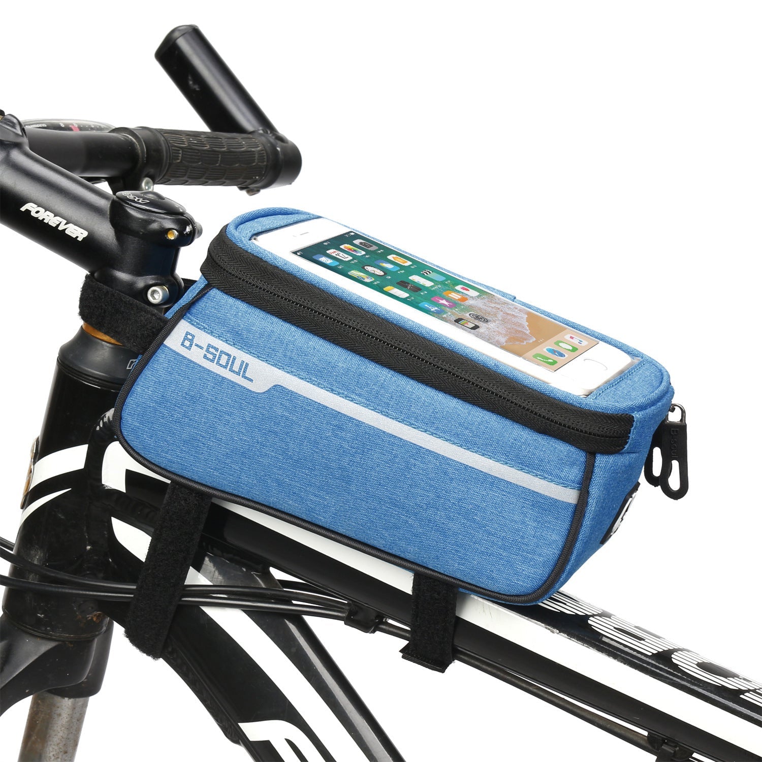 Bike Bag Bicycle Bag Phone Case For Bicycle Cycling Mobile Bike Accessories Head Tube Cell Mobile Phone Bag Case Waterproof Bike Handlebar Bag Bicycle Phone Mount Bicycle Phone Mount Holder Pouch Bag Cycling Frame