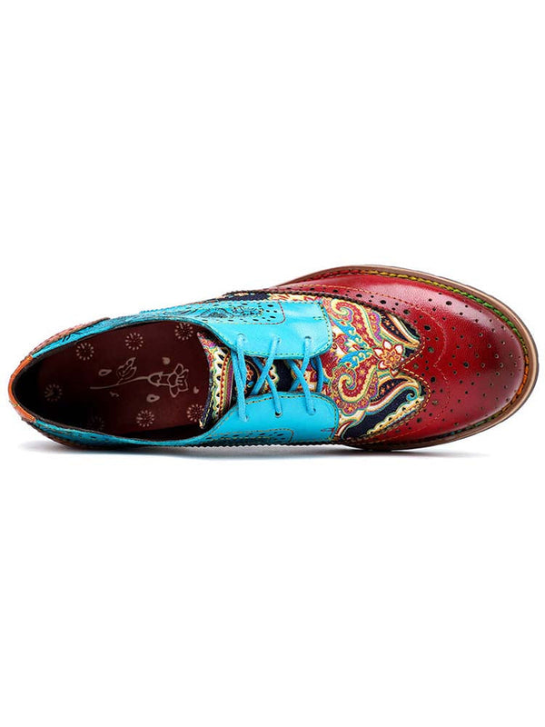 Bohemian Handmade Brogue Shoes