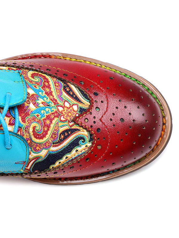 Bohemian Handmade Brogue Shoes