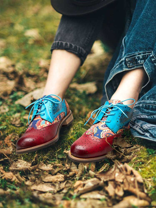 Bohemian Handmade Brogue Shoes