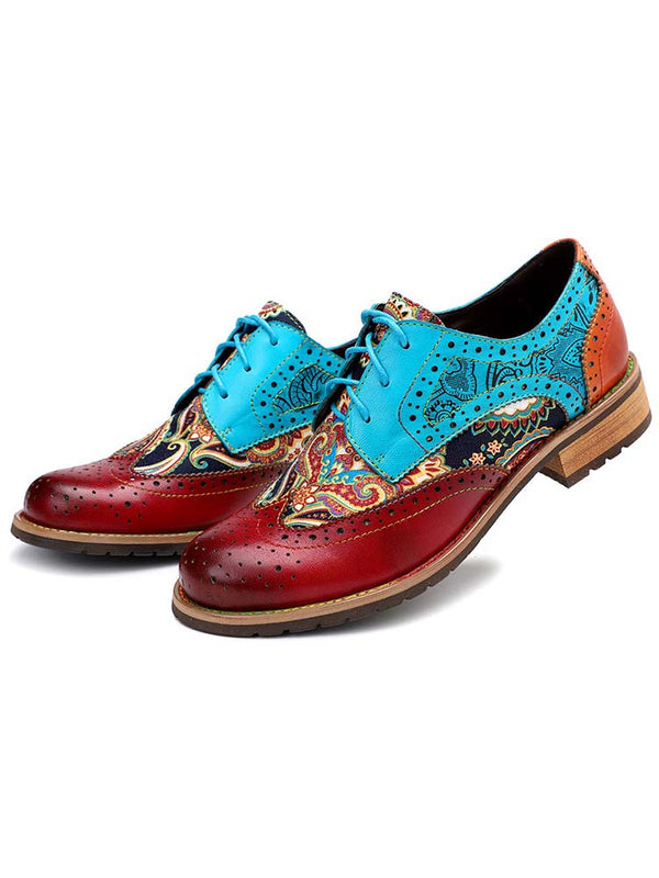 Bohemian Handmade Brogue Shoes
