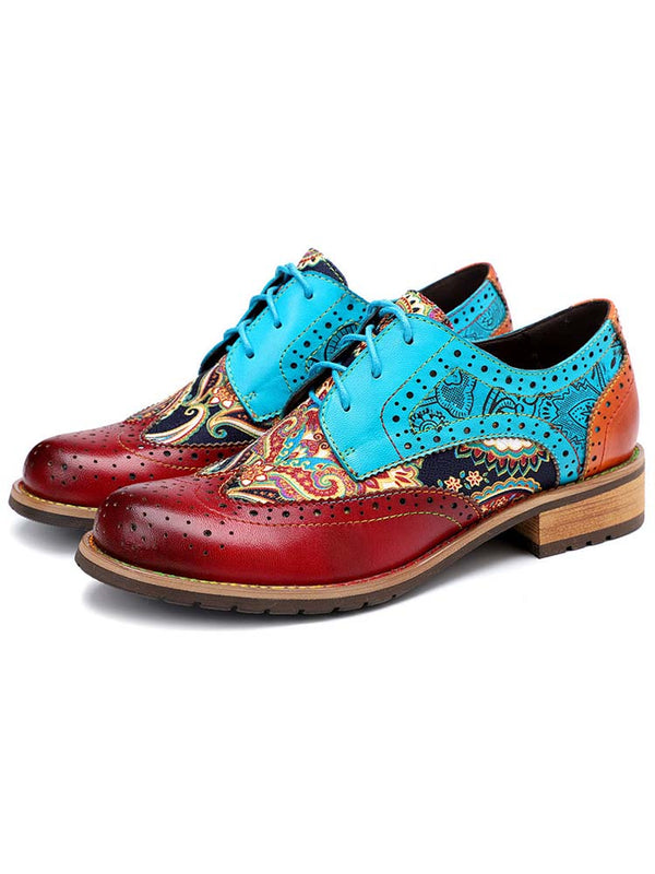 Bohemian Handmade Brogue Shoes