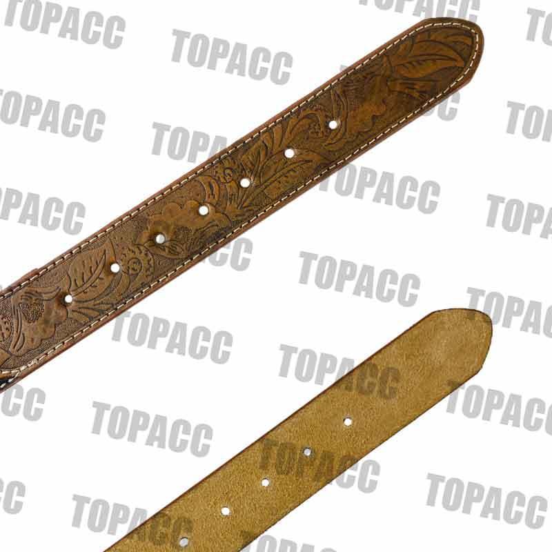 TOPACC Western Super Concho Horse Country Belts Genuine Leather - Gifts for You 'n Me