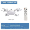 Socket Ceiling Fan Light - White
