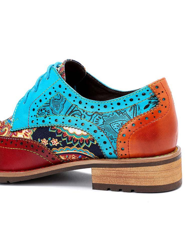 Bohemian Handmade Brogue Shoes