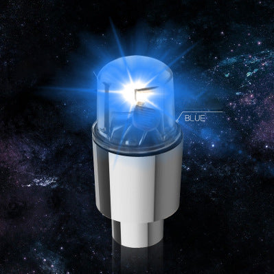 1PCS Bicycle Light Wheel Spoke Light LED Tire Valve Stem Caps Lights Waterproof Neon Light Car Cycling Bike Tyre Spoke Flash Lights Waterproof Valve Stems Caps Accessories For Men Women