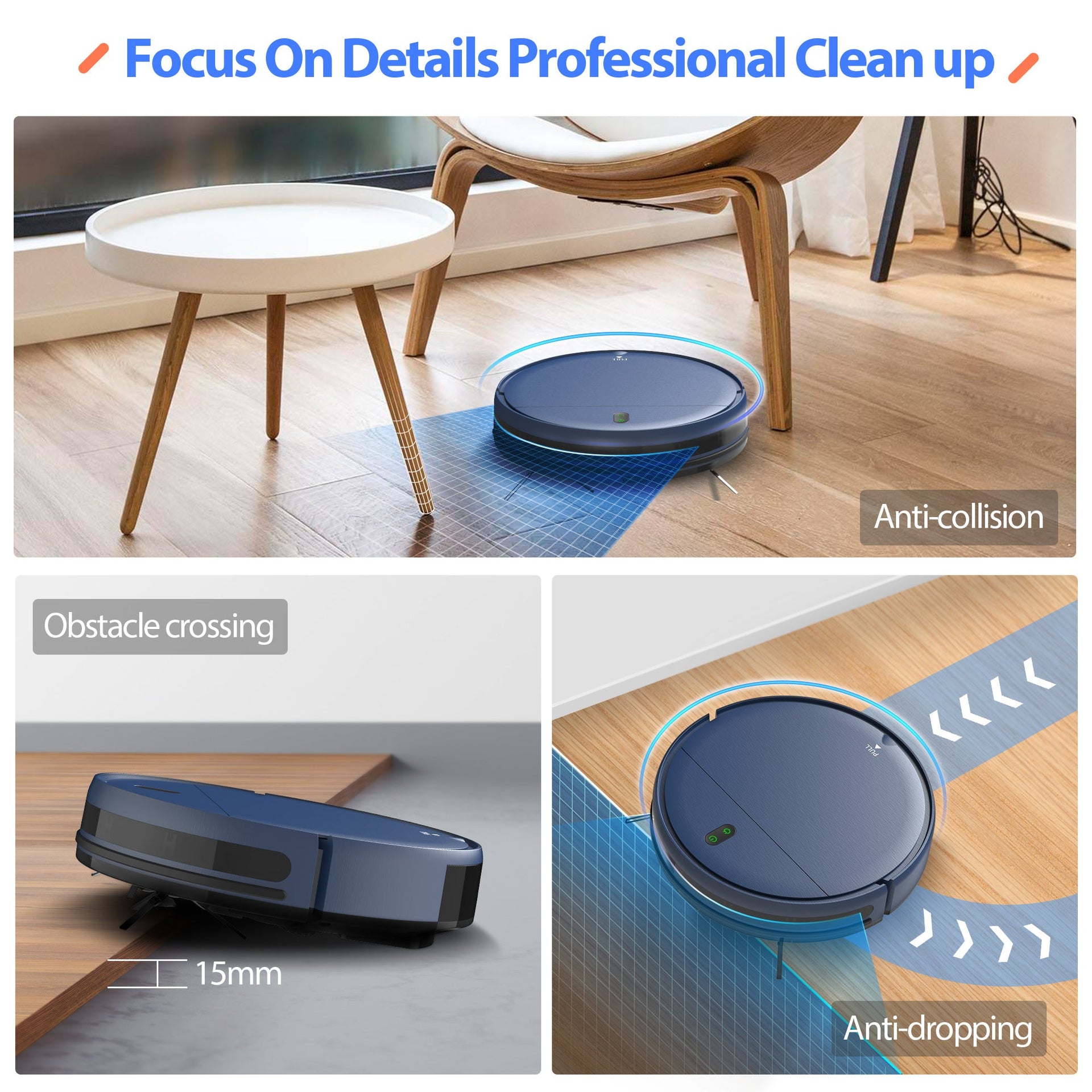 Smart 3-in-1 Robot Vacuum Cleaner (BR151)