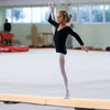 7 FT Folding Balance Beam with Removable Suede Cover and Non-slip Bottom-Khaki