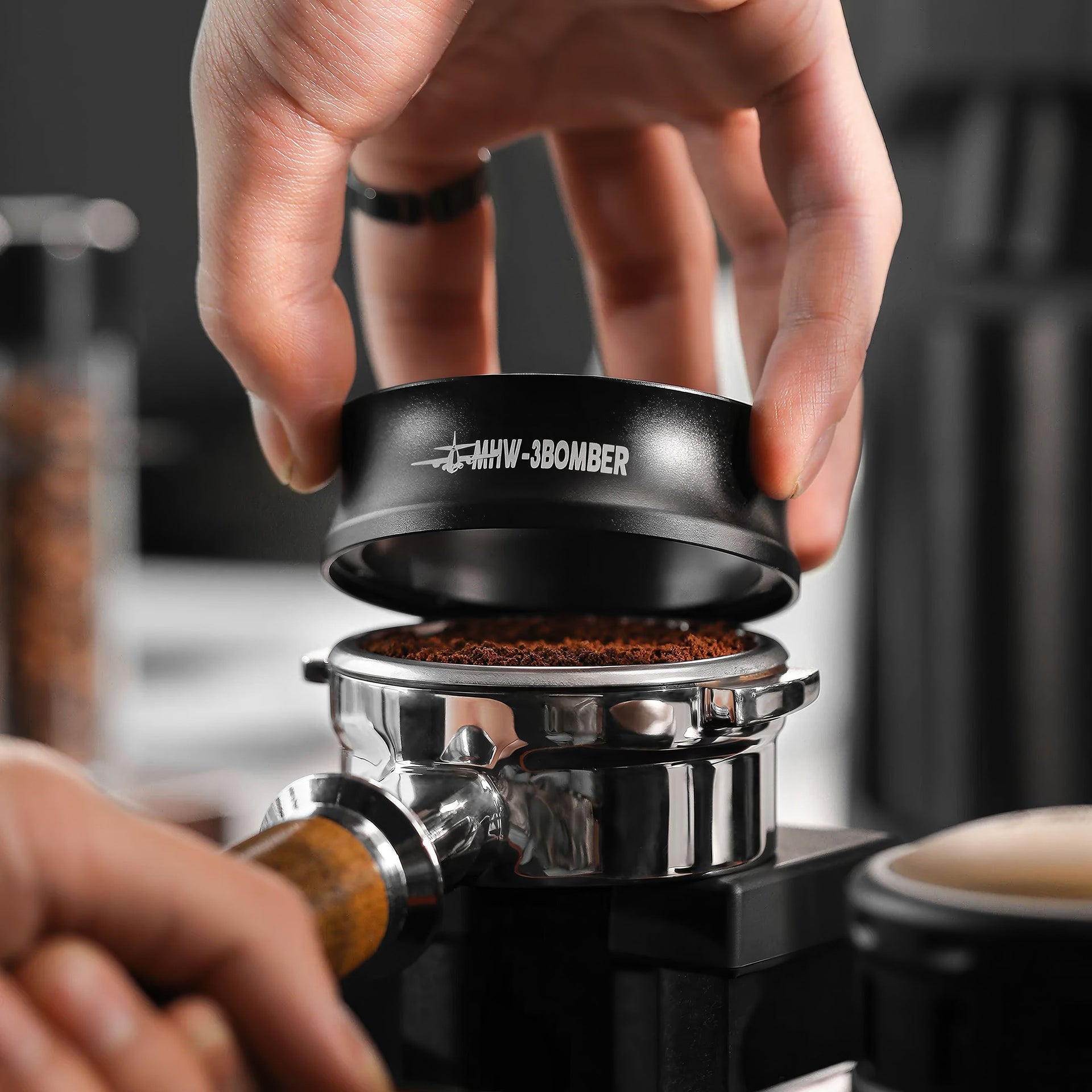 Espresso Magnetic Dosing Ring Aluminum Alloy