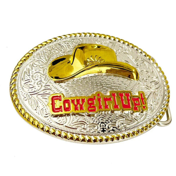 TOPACC Western Cowgirl Cowboy Hat Belt Buckle - Gifts for You 'n Me