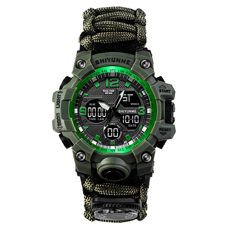 Survival Men Sports Watch With Outdoor Compass In Top Luxury Brand G Style Military Digital Watches Waterproof 50M relogio masculino
