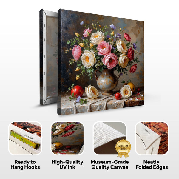 Summer Bloom Vase Wall Art Tailored Canvases