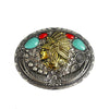 TOPACC Turquoise Indians Belt Buckle
