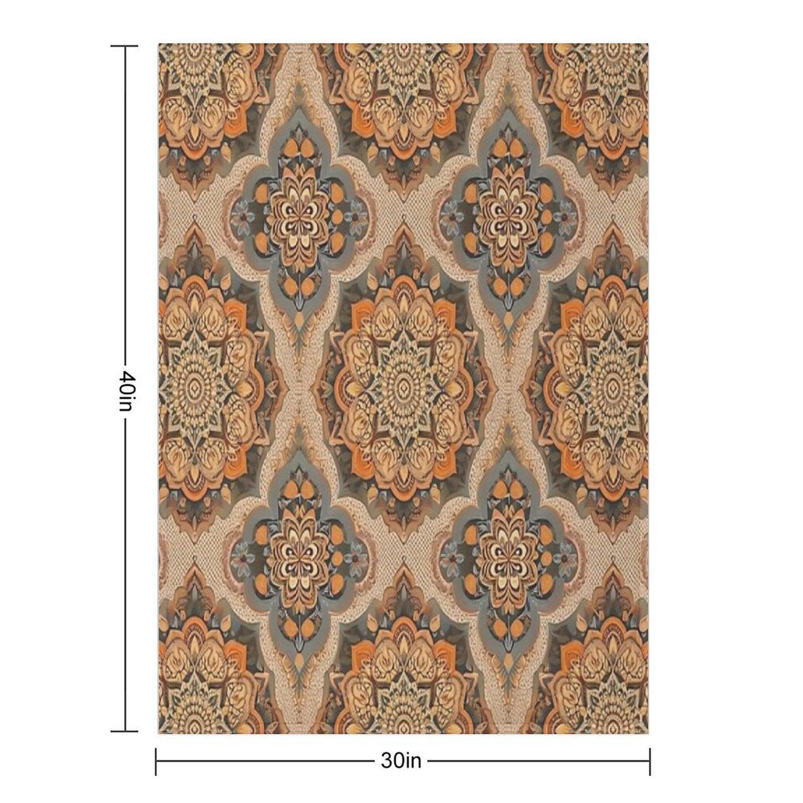Mandalas Throw Blanket