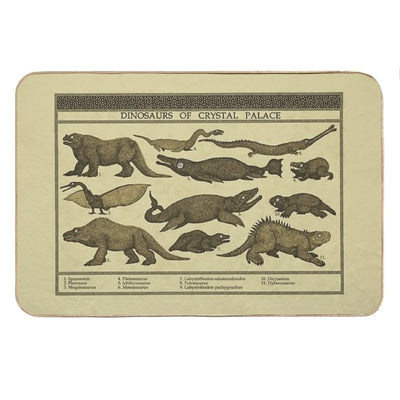 Dinosaurs of Crystal Palace Bath Mat