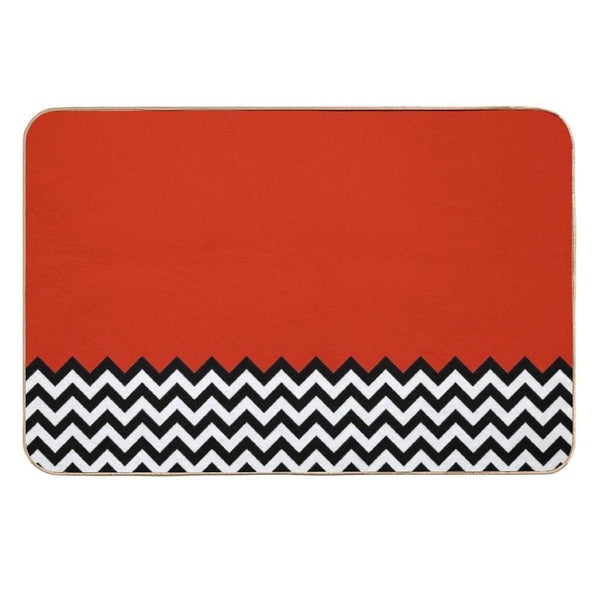 Black Lodge (Twin Peaks) Inspired Graphic  Easy To Clean Bath Mat