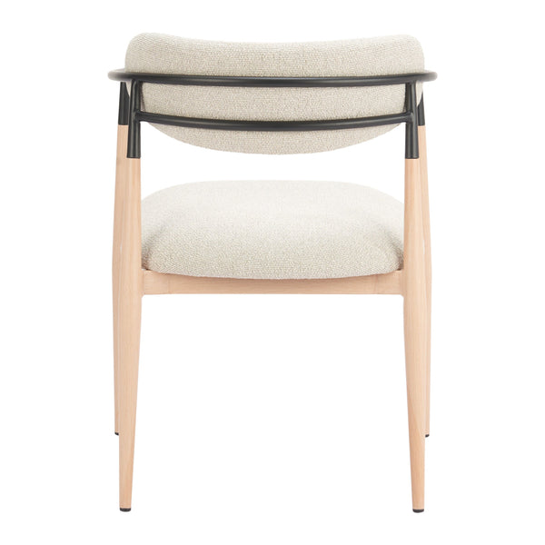Equinox Dining Chair Oyster Gray & Natural