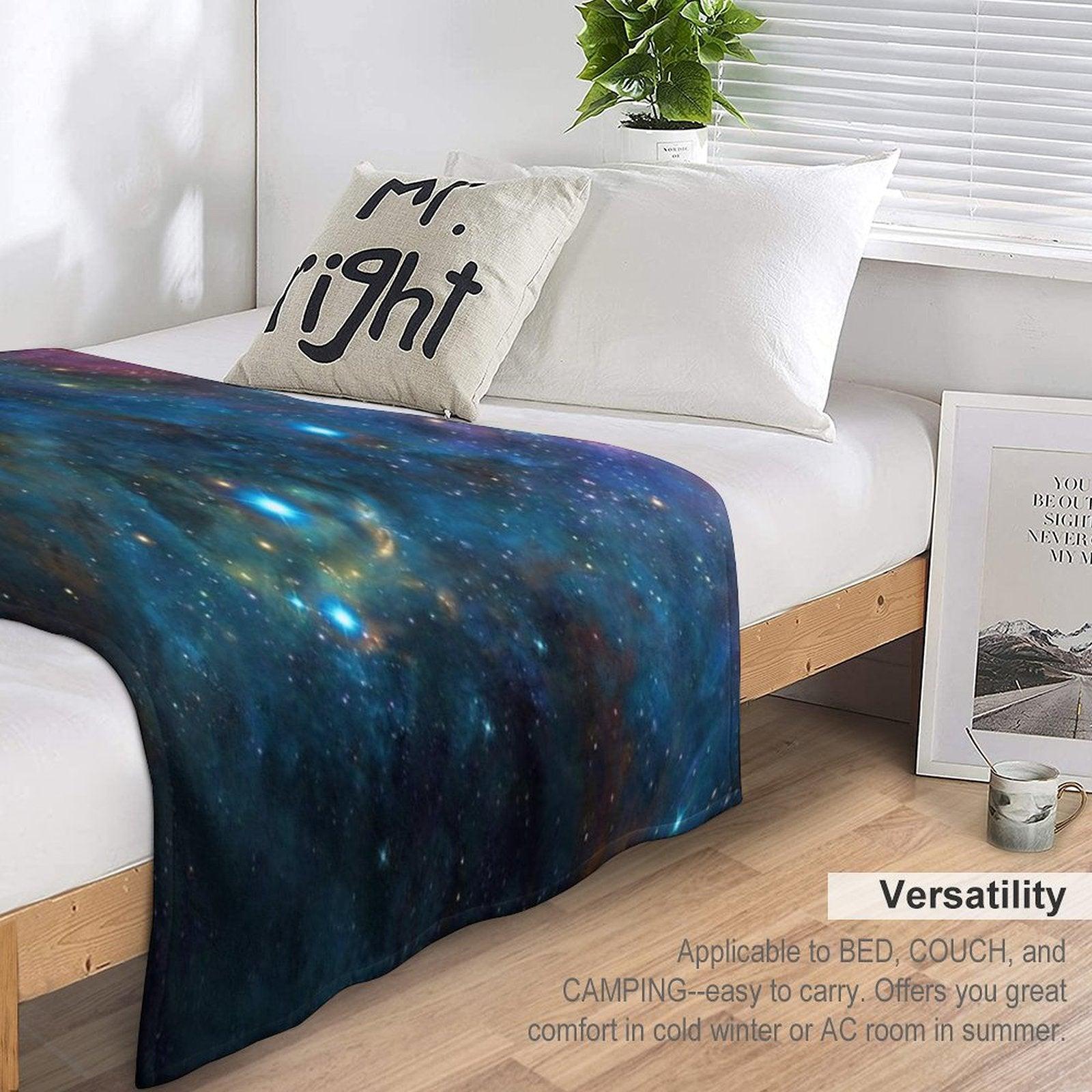 Galaxy Design Throw Blanket