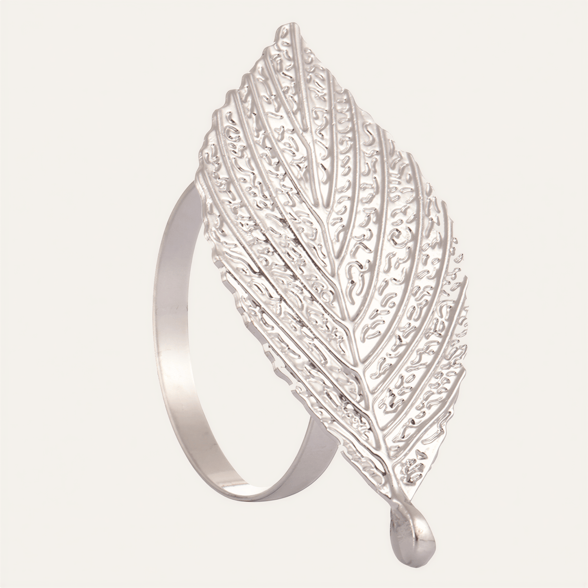 Silver Leaf Napkin Rings – Silver Leaf Design