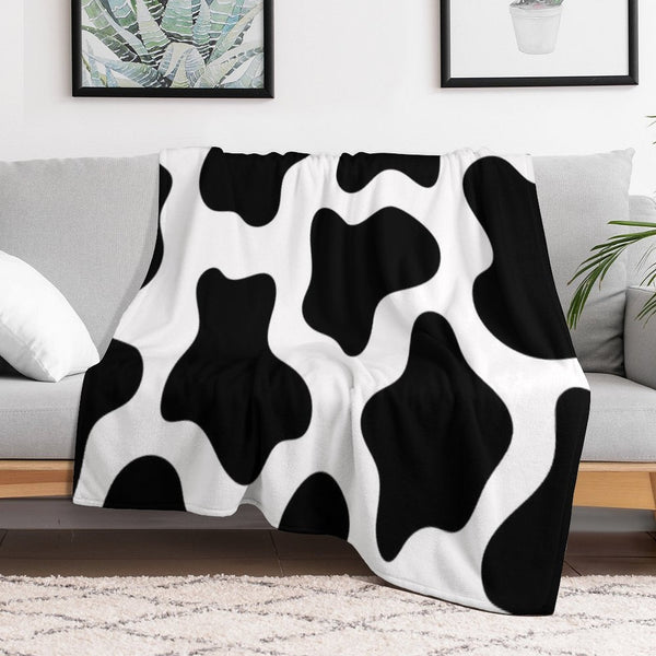 Cow Print All-season Throw Blanket