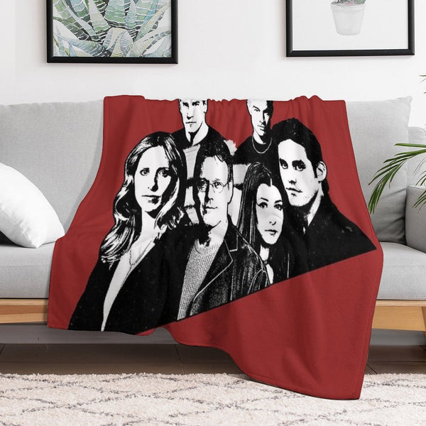 A BTVS Motif Compact Throw Blanket